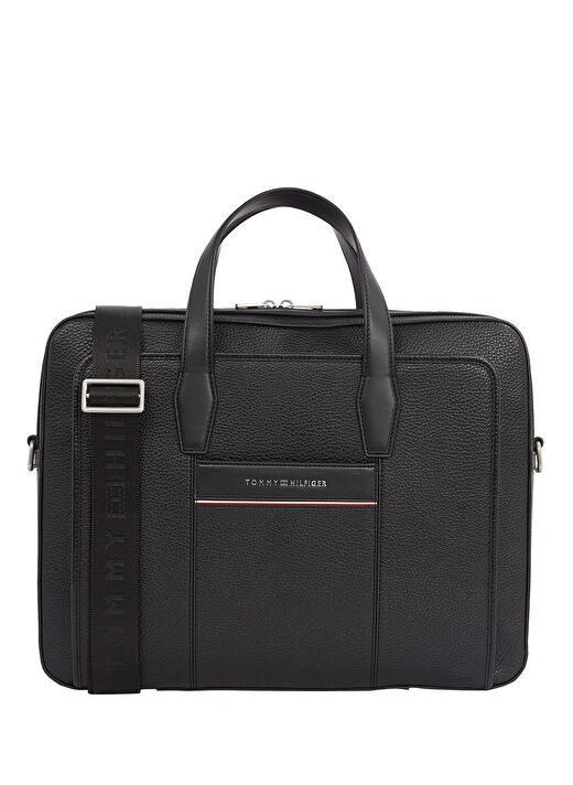 Tommy Hilfiger Siyah Erkek  Laptop Çantası TH CORP SLIM COM TER BAG 1