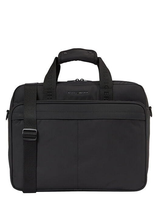 Tommy Hilfiger Siyah Erkek Laptop Çantası TH REPREVE COMPUTER BAG 1