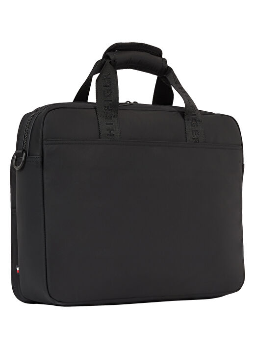 Tommy Hilfiger Siyah Erkek Laptop Çantası TH REPREVE COMPUTER BAG 2