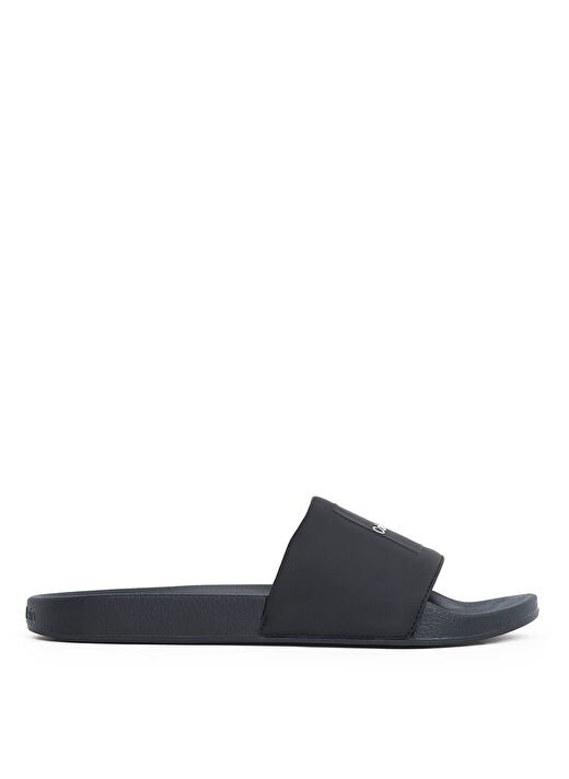Calvin Klein Siyah Erkek Plaj Terliği POOL SLIDE W/ CK SQUARE 1