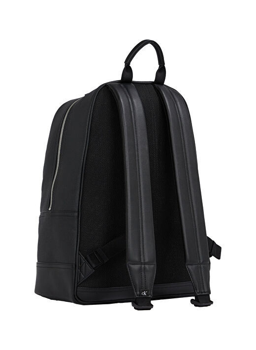 Calvin Klein Siyah Erkek Sırt Çantası COATED CENTER ZIP BACKPACK43  2