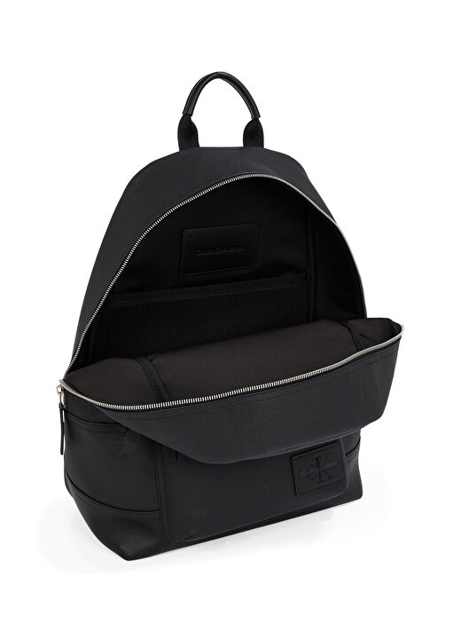 Calvin Klein Siyah Erkek Sırt Çantası COATED CENTER ZIP BACKPACK43  3