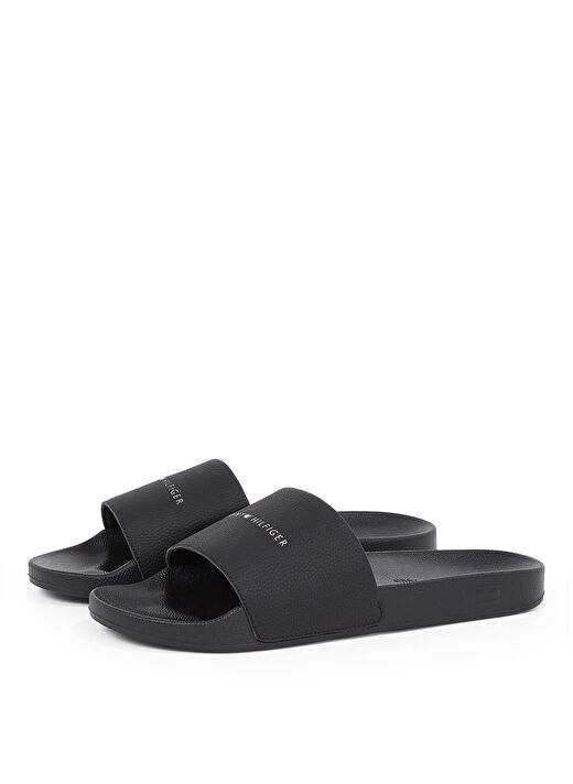Tommy Hilfiger Siyah Erkek Plaj Terliği HILIFGER NYC POOL SLIDE 3