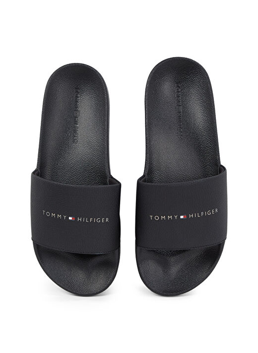 Tommy Hilfiger Siyah Erkek Plaj Terliği HILIFGER NYC POOL SLIDE 4