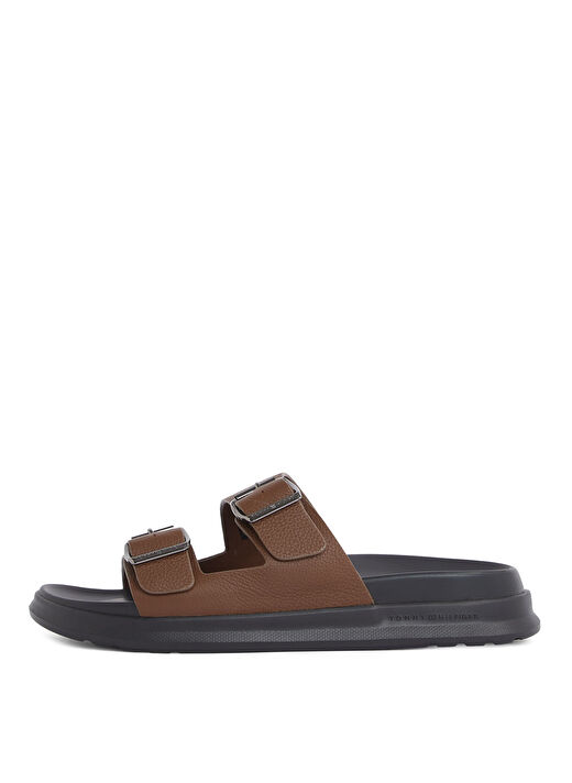 Tommy Hilfiger Kahverengi Erkek Deri Terlik D DENSITY HILFIGER LTH SAND 2