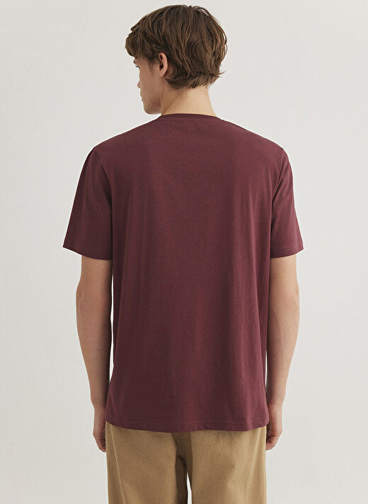 Mavi Kırmızı Erkek Regular Fit Baskılı T-Shirt M0611714-70396_MAVİ LOGO TİŞÖRT  4