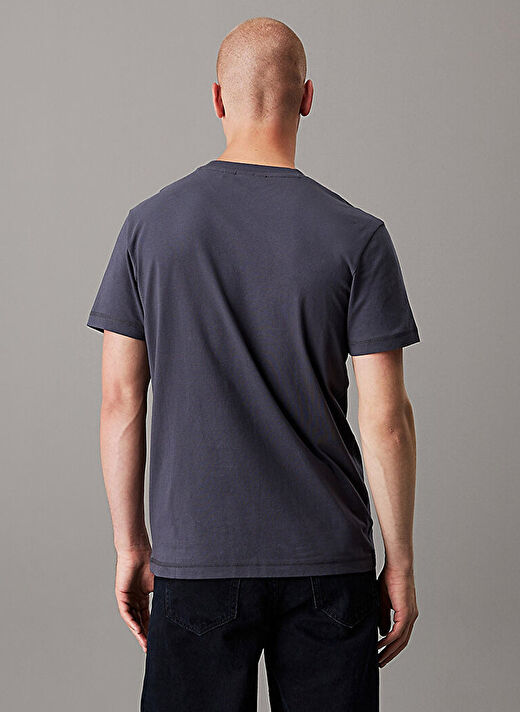 Calvin Klein Jeans Gri Erkek T-Shirt J30J325649BAN MONOLOGO TEE  4