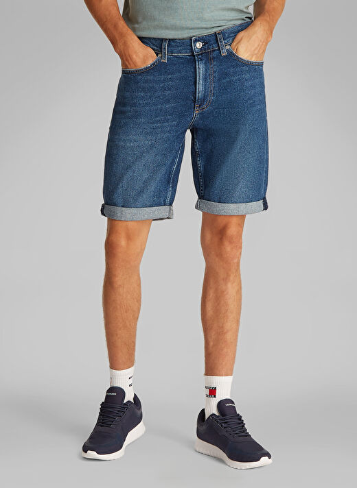 Calvin Klein Jeans Erkek Denim Şort J30J3271841BJ SLIM SHORT 2