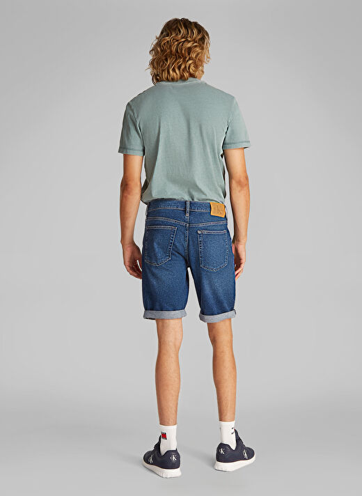 Calvin Klein Jeans Erkek Denim Şort J30J3271841BJ SLIM SHORT 4