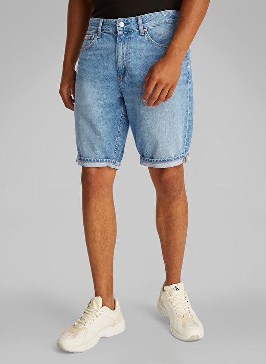 Calvin Klein Jeans Mavi Erkek   Denim Şort J30J3275131A4 2