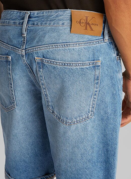 Calvin Klein Jeans Mavi Erkek   Denim Şort J30J3275131A4 3