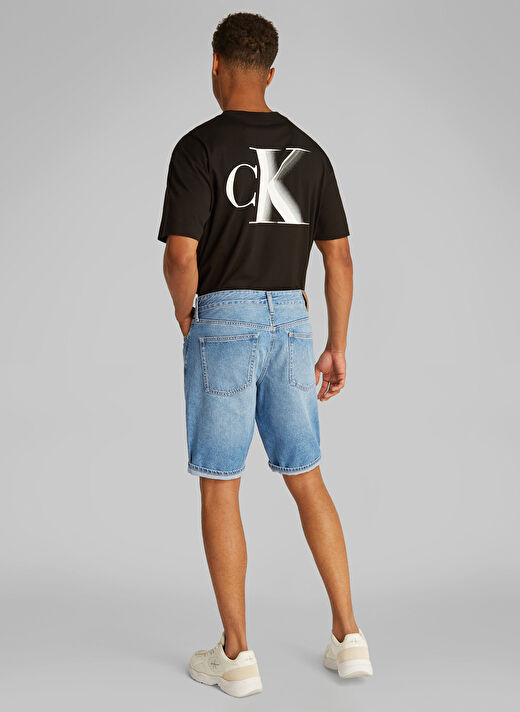 Calvin Klein Jeans Mavi Erkek   Denim Şort J30J3275131A4 4