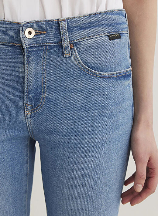 Mavi Açık Mavi Kadın Flare Denim Pantolon M1013686812_MOLLY  4