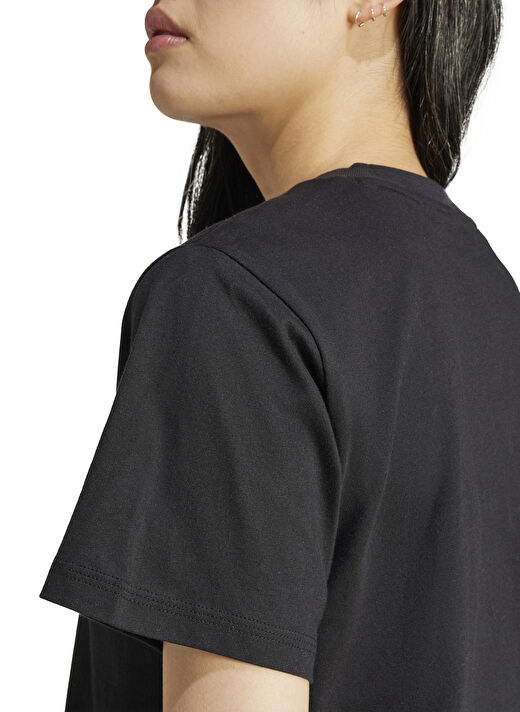 adidas JC5943 W SL SJ T  Siyah Yuvarlak Yaka Regular Fit   T-Shirt 3