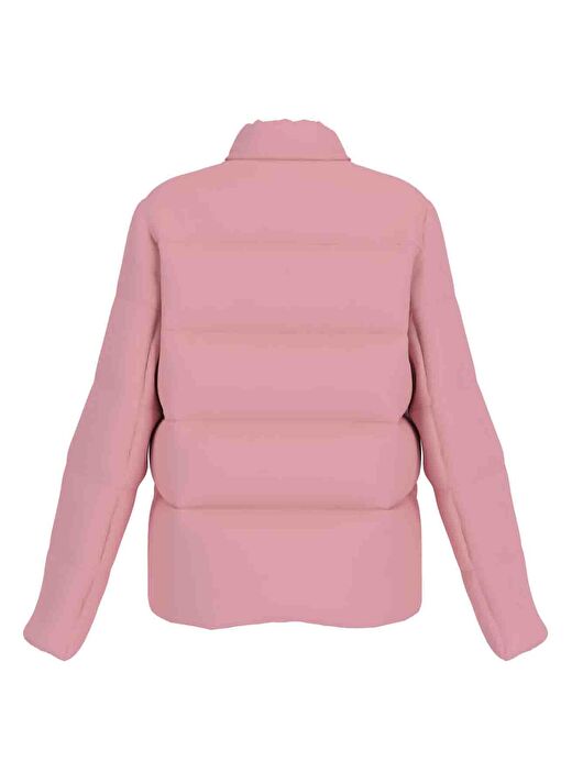 Guess V4YL03WFUD0G6J8 NEW CLAUDIA JACKET Pembe Standart Fit Desenli Kadın Mont 2