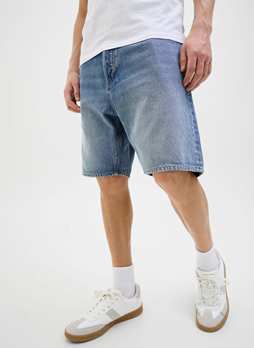 Jack & Jones Mavi Erkek Bol Kesim Denim Şort 12269533_JJITONY JJORIGINAL SHORTS 2