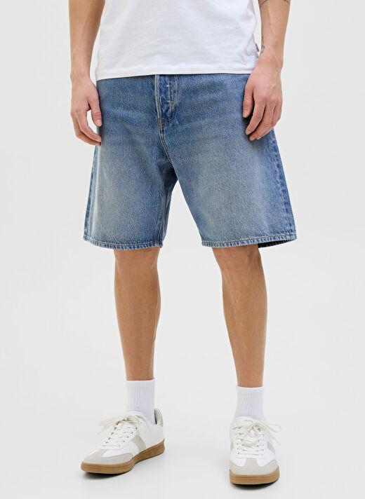 Jack & Jones Mavi Erkek Bol Kesim Denim Şort 12269533_JJITONY JJORIGINAL SHORTS 3