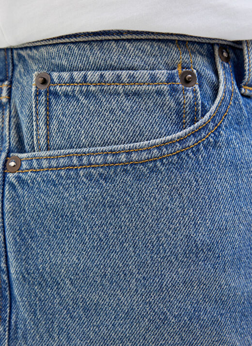 Jack & Jones Mavi Erkek Bol Kesim Denim Şort 12269533_JJITONY JJORIGINAL SHORTS 4