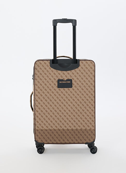 Guess Bej Unisex Çekçekli Sert Valiz NAPOLI TRAVEL - P1402 4