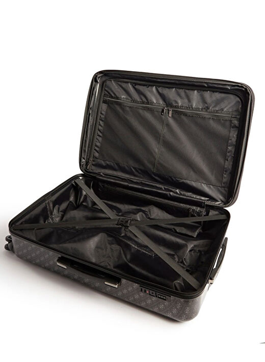 Guess Antrasit Unisex 51x77x29 cm Çekçekli Sert Valiz JESCO 8-WHEEL 22 IN - 99880 3