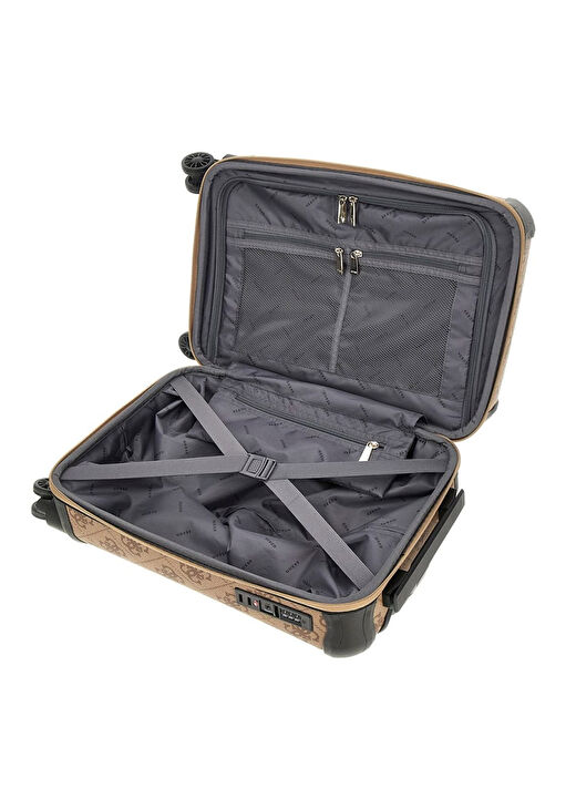 Guess Kahverengi Unisex 32x53x22 cm Çekçekli Sert Valiz BERTA 18 IN 4-WHEELE - 89830 3