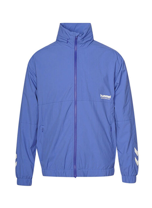 Hummel Mavi Erkek Baskılı Yağmurluk 940266-7837 HMLCLIFT RAINCOAT 4