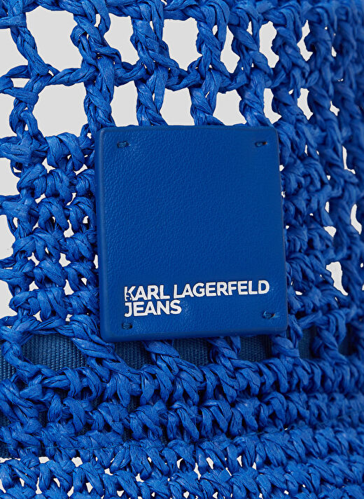 Karl Lagerfeld Jeans Mavi Kadın Şapka A2W33033 3