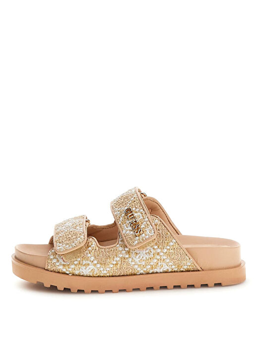 Guess Taba Kadın Terlik FLJFZZFAB19-CREAM 2