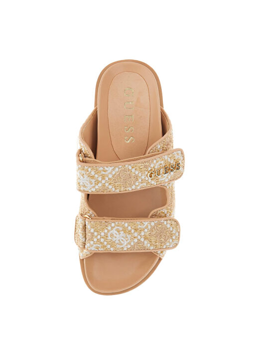 Guess Taba Kadın Terlik FLJFZZFAB19-CREAM 4