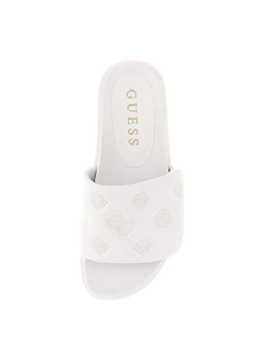Guess Beyaz Kadın Terlik FLJFA2ELE19-WHITE 4