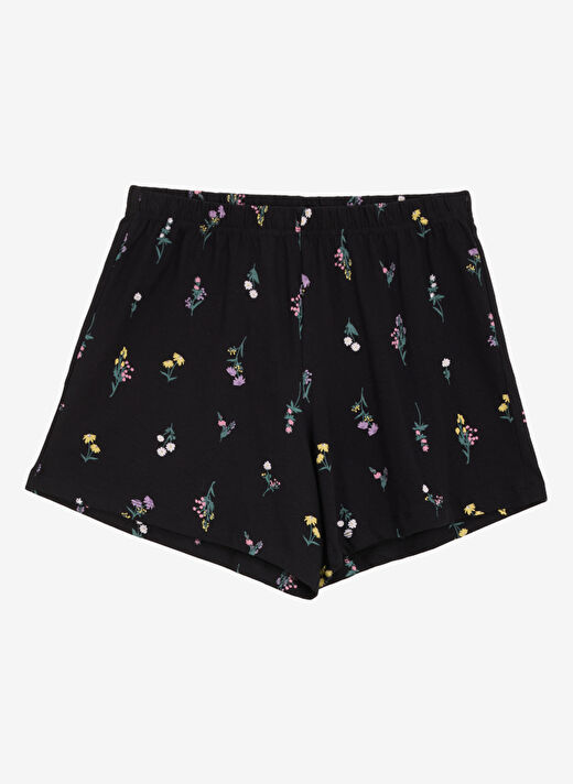 Sixteensixty Siyah Kadın Pijama Şort 403SIX-1112-045 1