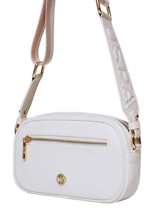 U.S. Polo Assn. Beyaz Kadın Çapraz Çanta US25137 4