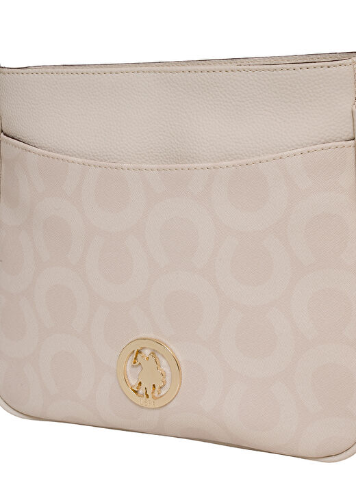 U.S. Polo Assn. Ekru Kadın Çapraz Çanta US25146 4