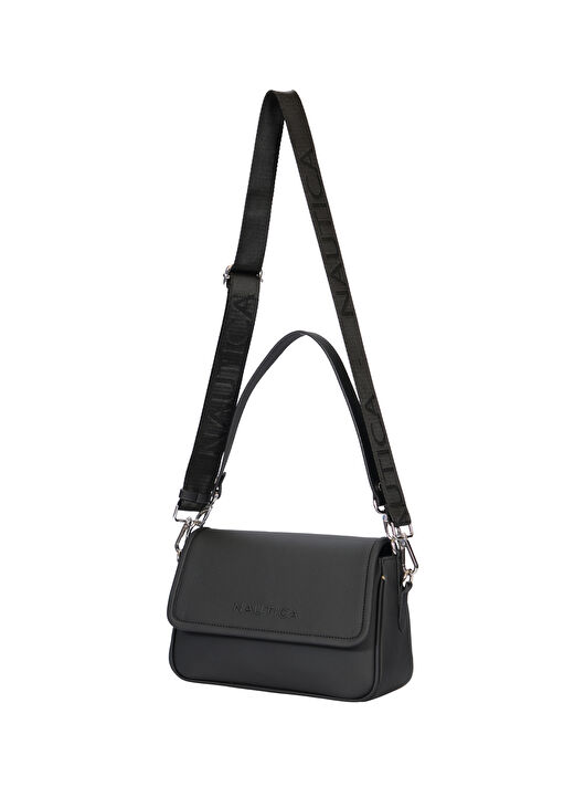 Nautica Siyah Kadın 26x12x16 cm Omuz Çantası CN7115T 4
