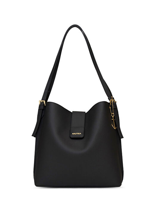 Nautica Siyah Kadın 29x12x29 cm Omuz Çantası CN7119T 1