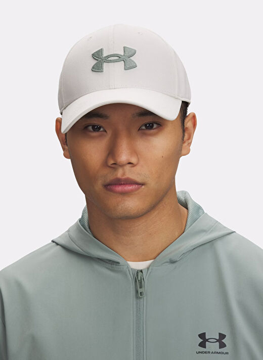 Under Armour 1376700-279 Men's UA Blitzing Kırık Beyaz Erkek Şapka 3