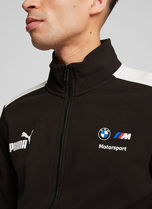 Puma 62745301 BMW MMS MT7+ SWEAT JACKET Siyah Dik Yaka Regular Fit Erkek Zip Ceket 2