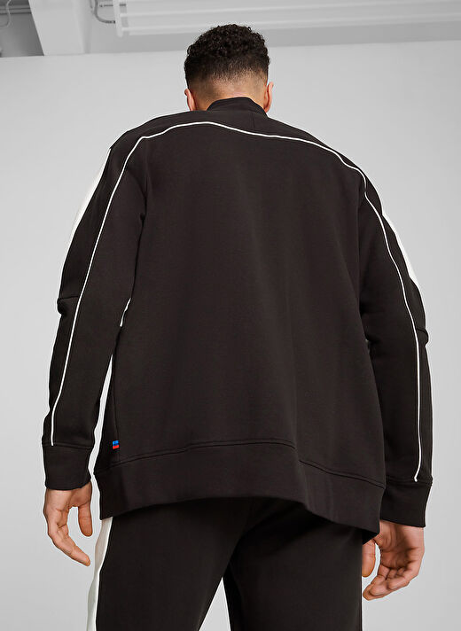 Puma 62745301 BMW MMS MT7+ SWEAT JACKET Siyah Dik Yaka Regular Fit Erkek Zip Ceket 4