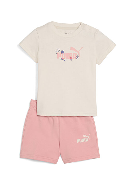 Puma Pembe Bebek Şort Takım 68628687-MINICATS SANDY ADVENT.T 1