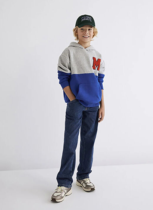 Mavi Koyu İndigo Erkek Çocuk Düz Denim Pantolon M6011191-88234 1
