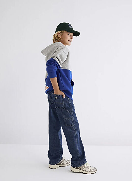 Mavi Koyu İndigo Erkek Çocuk Düz Denim Pantolon M6011191-88234 2