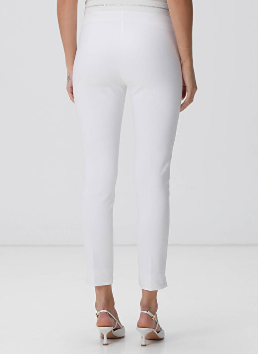 Network Kırık Beyaz Kadın Slim Fit Pantolon 1094267 4