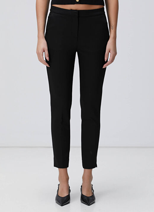 Network Siyah Kadın Slim Fit Pantolon 1094267 2