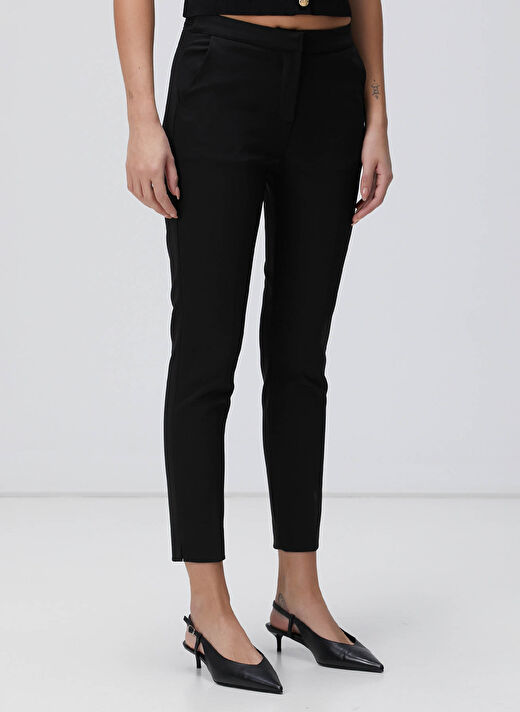 Network Siyah Kadın Slim Fit Pantolon 1094267 3