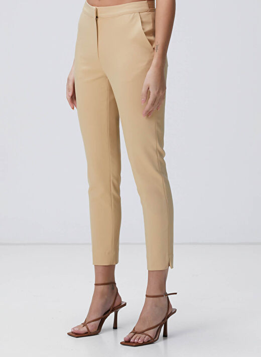 Network Bej Kadın Slim Fit Pantolon 1094267 2