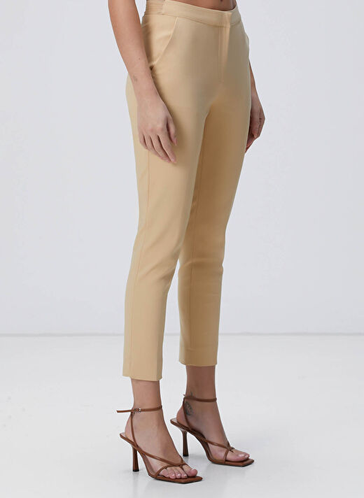 Network Bej Kadın Slim Fit Pantolon 1094267 3