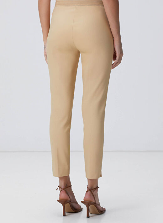 Network Bej Kadın Slim Fit Pantolon 1094267 4