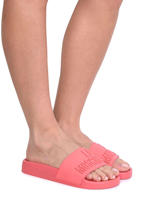 Love Moschino Pembe Kadın Terlik JA28052G0M 4