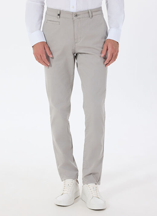 Beymen Business Gri Erkek Slim Fit Pantolon BBE001252266_TAS 3