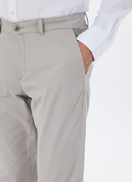 Beymen Business Gri Erkek Slim Fit Pantolon BBE001252266_TAS 4